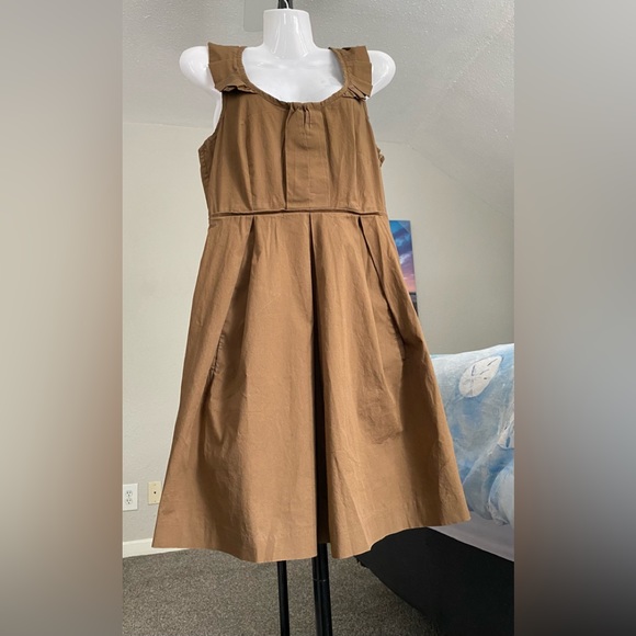 Ruffled Collar Pleated Swing Dress Martin + Osa - Picture 5 of 13